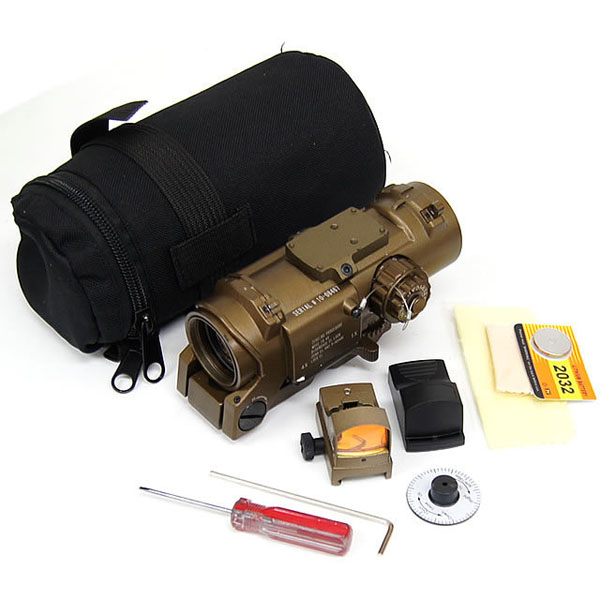 Elcan Specter DR 4x Red Illuminated Scope Reflex red dot sight